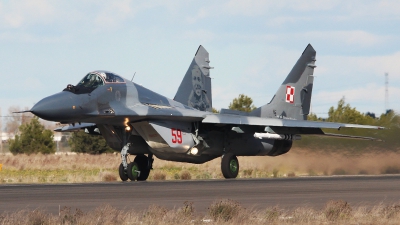Photo ID 160850 by Ruben Galindo. Poland Air Force Mikoyan Gurevich MiG 29A 9 12A, 59