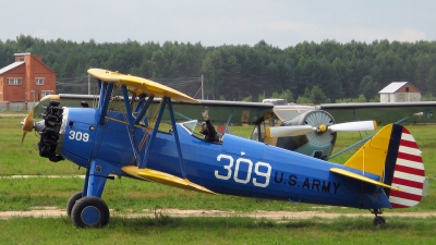 Photo ID 161023 by Vladimir Vorobyov. Private Private Boeing PT 17 Kaydet A75N1, G IIIG