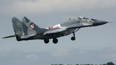 Photo ID 161669 by Arie van Groen. Poland Air Force Mikoyan Gurevich MiG 29A 9 12A, 56