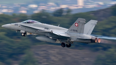 Photo ID 161729 by Sven Zimmermann. Switzerland Air Force McDonnell Douglas F A 18C Hornet, J 5015