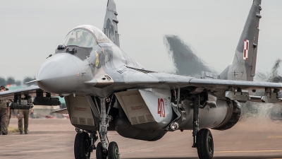 Photo ID 162319 by Alan Kenny. Poland Air Force Mikoyan Gurevich MiG 29A 9 12A, 40