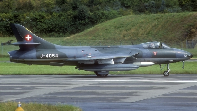 Photo ID 162443 by Rainer Mueller. Switzerland Air Force Hawker Hunter F58, J 4054