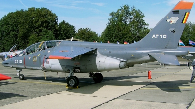 Photo ID 163142 by Arie van Groen. Belgium Air Force Dassault Dornier Alpha Jet 1B, AT10