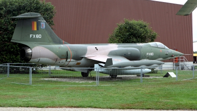 Photo ID 164271 by Carl Brent. Belgium Air Force Lockheed F 104G Starfighter, FX60