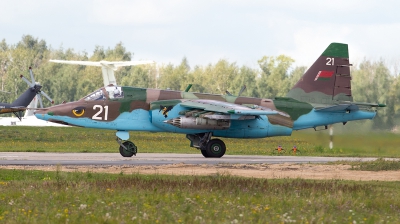 Photo ID 163789 by Sergey Koptsev. Belarus Air Force Sukhoi Su 25,  