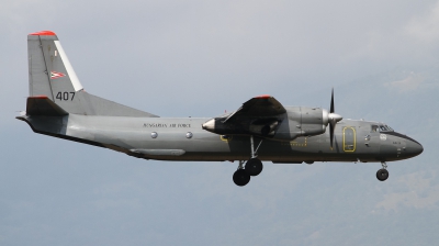 Photo ID 163903 by Giampaolo Tonello. Hungary Air Force Antonov An 26B, 407