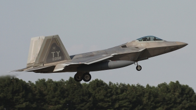 Photo ID 163932 by Gary Chadwick. USA Air Force Lockheed Martin F 22A Raptor, 05 4098