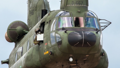 Photo ID 164246 by Jimmy van Drunen. Netherlands Air Force Boeing Vertol CH 47D Chinook, D 667