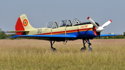 Photo ID 164345 by Peter Terlouw. Romania Air Force Yakovlev Yak 52 Bacau, 30