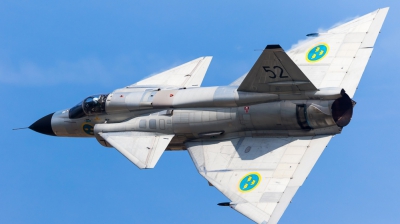 Photo ID 164393 by Andreas Zeitler - Flying-Wings. Private Swedish Air Force Historic Flight Saab AJS37 Viggen, SE DXN