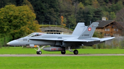 Photo ID 164940 by Milos Ruza. Switzerland Air Force McDonnell Douglas F A 18C Hornet, J 5020