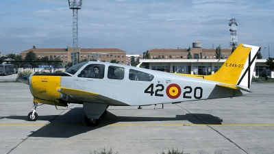 Photo ID 165807 by Joop de Groot. Spain Air Force Beech E 24A Bonanza F33C, E 24A 27