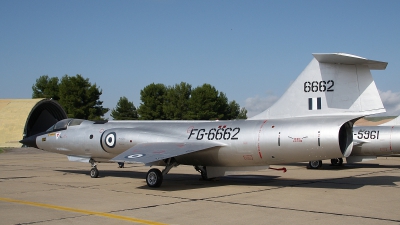 Photo ID 165935 by Paul Newbold. Greece Air Force Lockheed RF 104G Starfighter, 6662