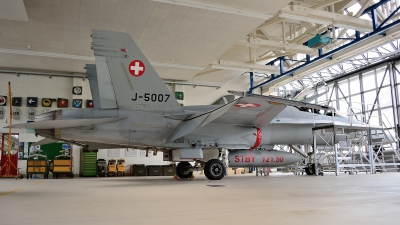 Photo ID 166488 by Sven Zimmermann. Switzerland Air Force McDonnell Douglas F A 18C Hornet, J 5007