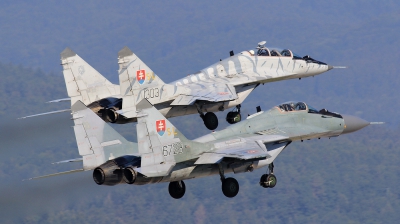 Photo ID 166522 by Milos Ruza. Slovakia Air Force Mikoyan Gurevich MiG 29UB 9 51, 1303