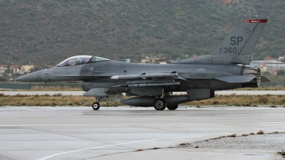 Photo ID 166939 by Stamatis Alipasalis. USA Air Force General Dynamics F 16C Fighting Falcon, 91 0360