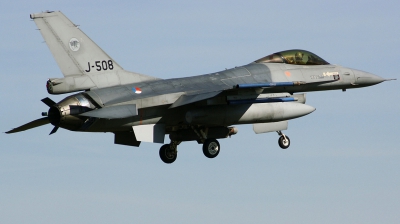 Photo ID 166894 by Arie van Groen. Netherlands Air Force General Dynamics F 16AM Fighting Falcon, J 508