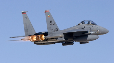Photo ID 20612 by Tony Osborne - Opensky Imagery. USA Air Force McDonnell Douglas F 15E Strike Eagle, 87 0174