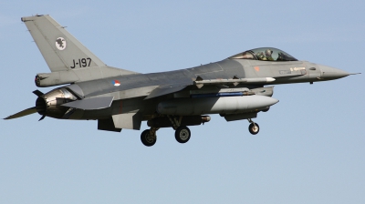 Photo ID 168563 by Arie van Groen. Netherlands Air Force General Dynamics F 16AM Fighting Falcon, J 197