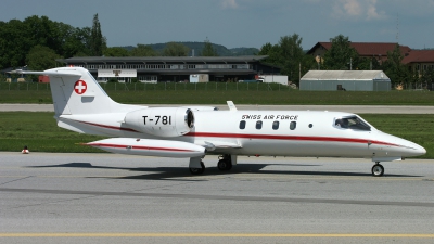 Photo ID 168645 by Thomas Ziegler - Aviation-Media. Switzerland Air Force Learjet 35A, T 781