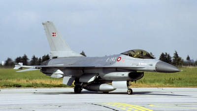 Photo ID 168970 by Joop de Groot. Denmark Air Force General Dynamics F 16A Fighting Falcon, E 192