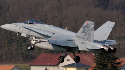 Photo ID 169759 by Sven Zimmermann. Switzerland Air Force McDonnell Douglas F A 18C Hornet, J 5017
