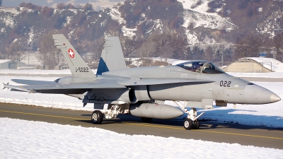 Photo ID 170713 by Sven Zimmermann. Switzerland Air Force McDonnell Douglas F A 18C Hornet, J 5022