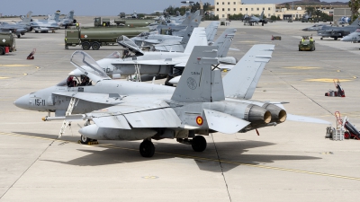 Photo ID 171158 by Joop de Groot. Spain Air Force McDonnell Douglas C 15 Hornet EF 18A, C 15 24