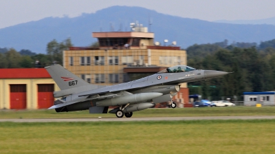 Photo ID 171291 by Milos Ruza. Norway Air Force General Dynamics F 16AM Fighting Falcon, 667