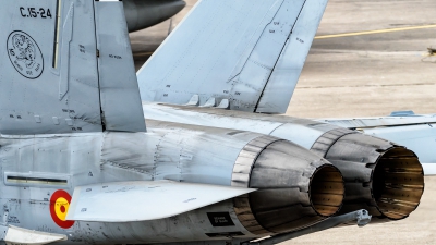 Photo ID 171842 by Moises Mendoza. Spain Air Force McDonnell Douglas C 15 Hornet EF 18A, C 15 24