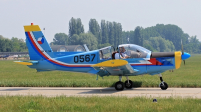 Photo ID 171832 by Milos Ruza. Czech Republic Air Force Zlin Z 142C AF, 0567