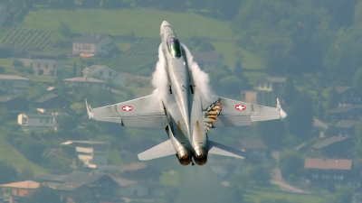 Photo ID 171896 by Sven Zimmermann. Switzerland Air Force McDonnell Douglas F A 18C Hornet, J 5011