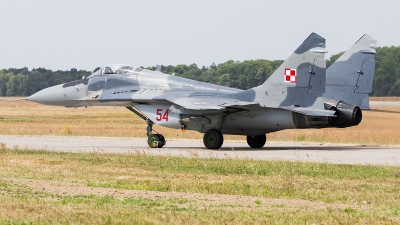 Photo ID 172720 by Alex van Noye. Poland Air Force Mikoyan Gurevich MiG 29A 9 12A, 54