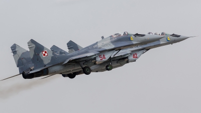 Photo ID 172889 by Alex van Noye. Poland Air Force Mikoyan Gurevich MiG 29A 9 12A, 54