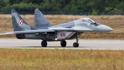 Photo ID 172888 by Alex van Noye. Poland Air Force Mikoyan Gurevich MiG 29G 9 12A, 4116