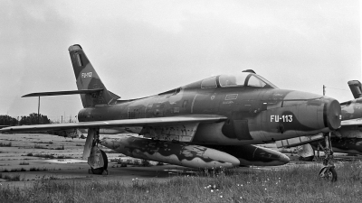 Photo ID 21092 by Eric Tammer. Belgium Air Force Republic F 84F Thunderstreak, FU 113