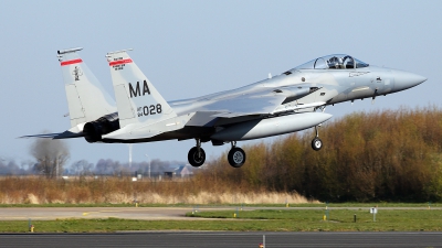 Photo ID 173360 by Carl Brent. USA Air Force McDonnell Douglas F 15C Eagle, 84 0028