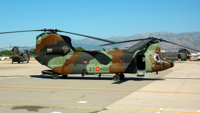 Photo ID 21163 by Erik Bruijns. Spain Army Boeing Vertol CH 47D Chinook, HT 17 02
