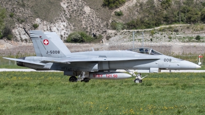 Photo ID 174345 by Luca Bani. Switzerland Air Force McDonnell Douglas F A 18C Hornet, J 5008