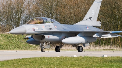 Photo ID 21235 by Alex van Noye. Netherlands Air Force General Dynamics F 16BM Fighting Falcon, J 210