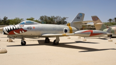 Photo ID 21323 by Jörg Pfeifer. Israel Air Force Dassault Ouragan, 49