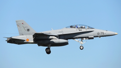 Photo ID 176032 by Peter Boschert. Spain Air Force McDonnell Douglas CE 15 Hornet EF 18B, CE 15 12