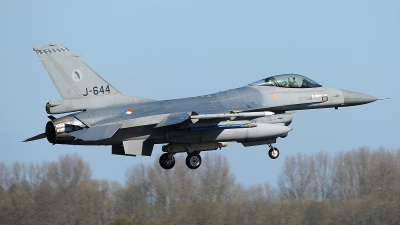 Photo ID 176093 by Peter Boschert. Netherlands Air Force General Dynamics F 16AM Fighting Falcon, J 644