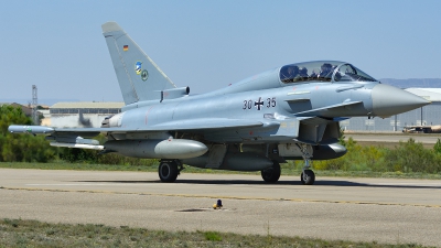 Photo ID 176128 by Jesus Peñas. Germany Air Force Eurofighter EF 2000 Typhoon T, 30 35