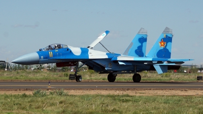 Photo ID 176205 by Lukas Kinneswenger. Kazakhstan Air Force Sukhoi Su 27M2,  