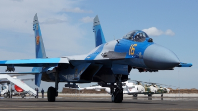 Photo ID 176209 by Lukas Kinneswenger. Kazakhstan Air Force Sukhoi Su 27M2,  