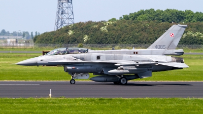 Photo ID 176756 by Alfred Koning. Poland Air Force General Dynamics F 16D Fighting Falcon, 4085