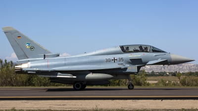 Photo ID 176996 by Thomas Ziegler - Aviation-Media. Germany Air Force Eurofighter EF 2000 Typhoon T, 30 35