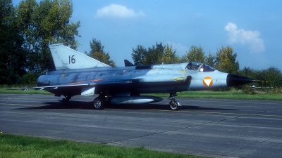 Photo ID 177583 by Rainer Mueller. Austria Air Force Saab J35Oe MkII Draken, 16