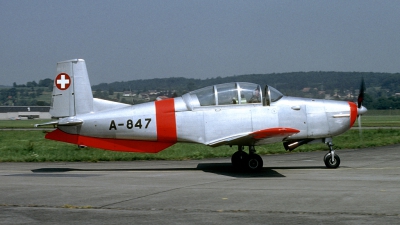 Photo ID 177932 by Joop de Groot. Switzerland Air Force Pilatus P 3 05, A 847